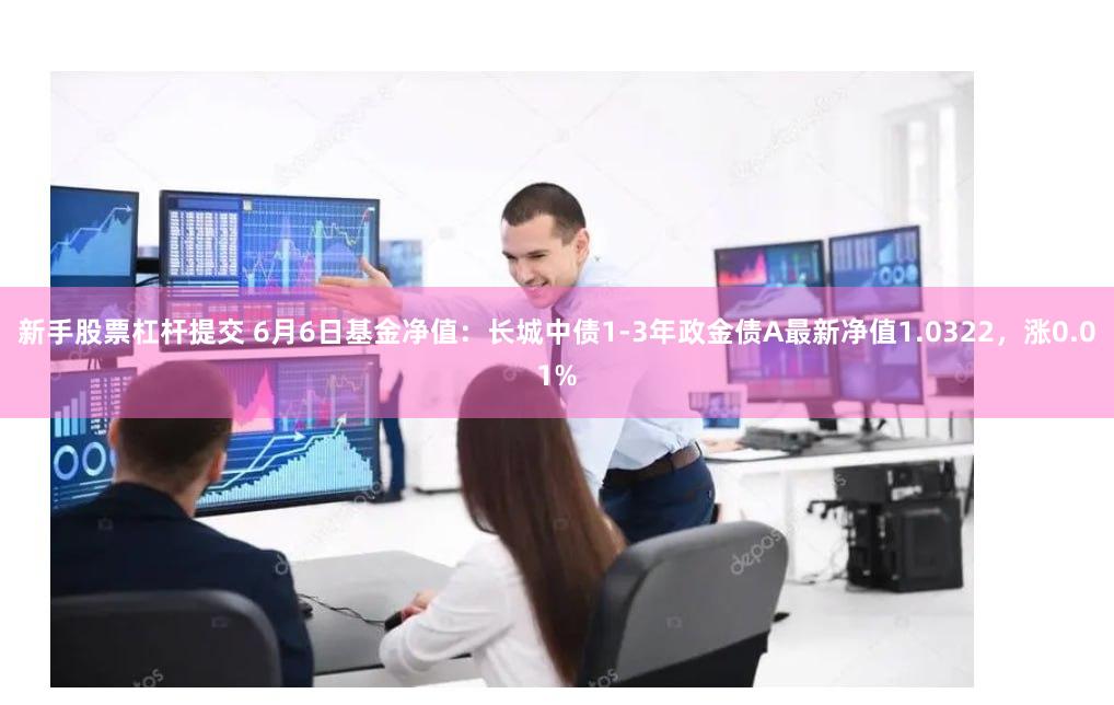 新手股票杠杆提交 6月6日基金净值：长城中债1-3年政金债A最新净值1.0322，涨0.01%