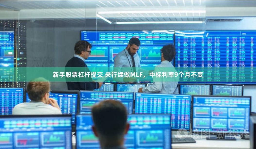 新手股票杠杆提交 央行续做MLF，中标利率9个月不变