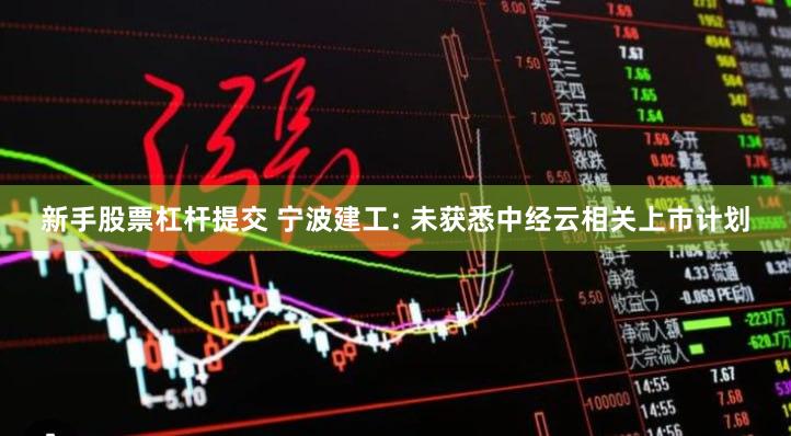新手股票杠杆提交 宁波建工: 未获悉中经云相关上市计划