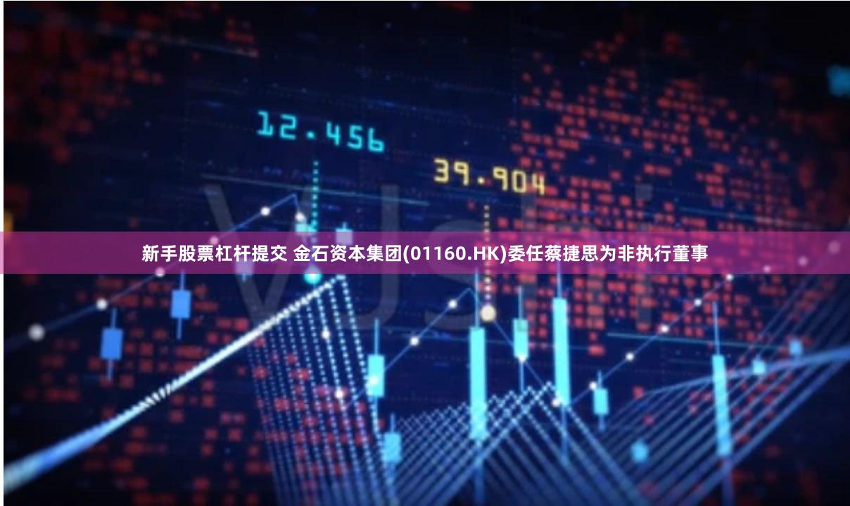 新手股票杠杆提交 金石资本集团(01160.HK)委任蔡捷思为非执行董事