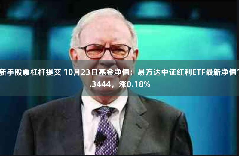 新手股票杠杆提交 10月23日基金净值：易方达中证红利ETF最新净值1.3444，涨0.18%