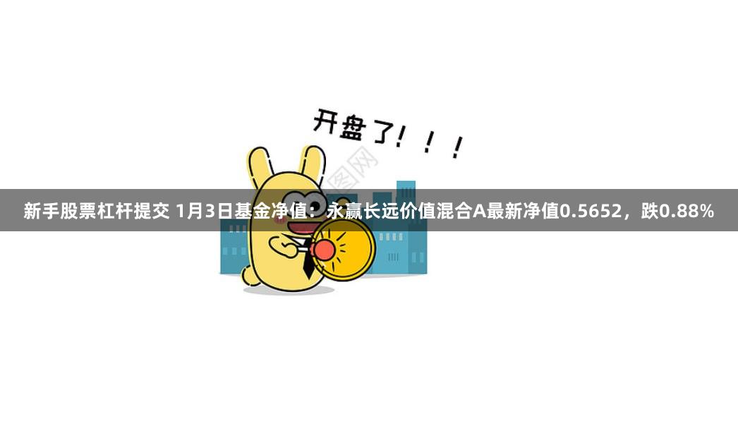新手股票杠杆提交 1月3日基金净值：永赢长远价值混合A最新净值0.5652，跌0.88%